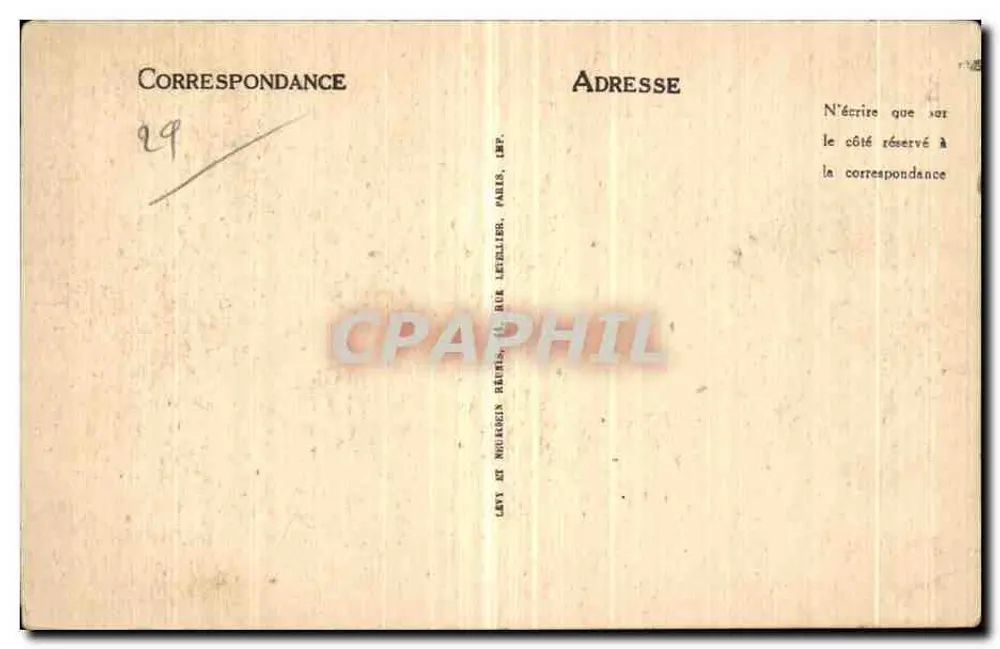 Quimper - A Catedral - Fachada Ocidental - LL - Verso