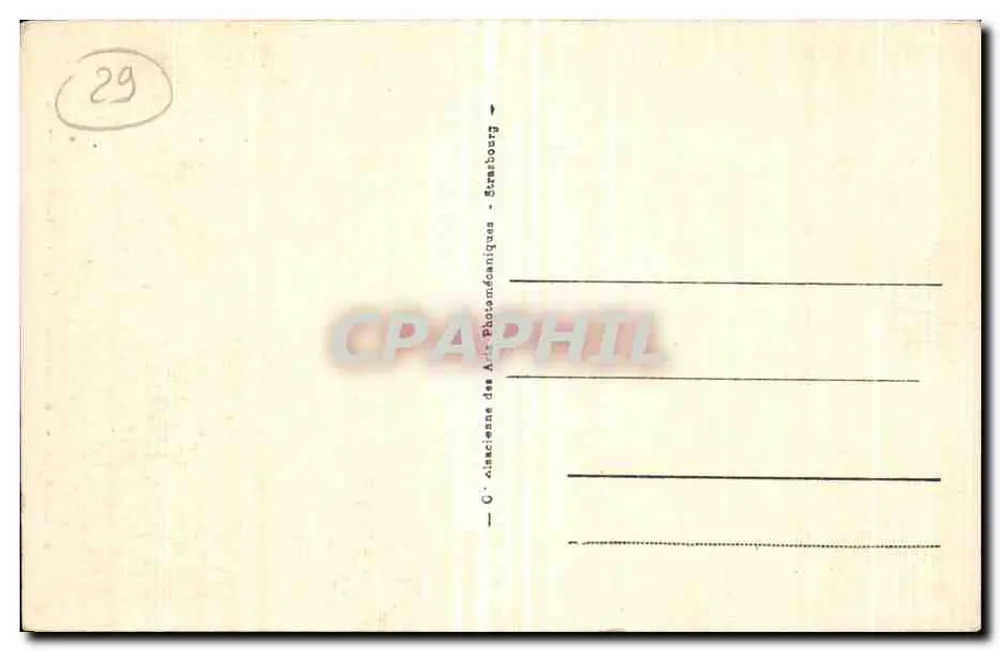 Quimper - A Catedral - Fachada Ocidental — LL - Verso