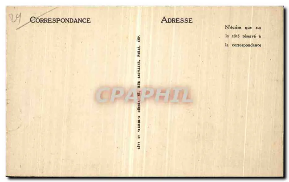 Quimper — A Catedral (Lado Norte) — LL - Verso