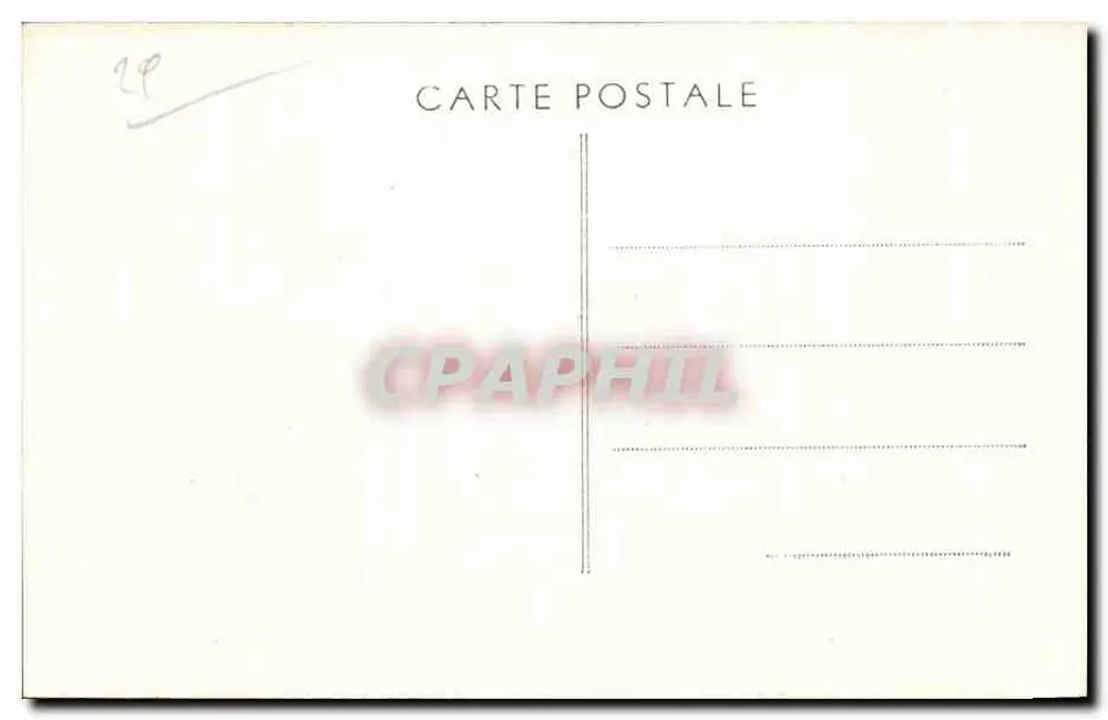 Rochers et Chaises de PRIMEL-TREGASTEL (Finistère) — Collection Chocher-Labrie - Rückseite