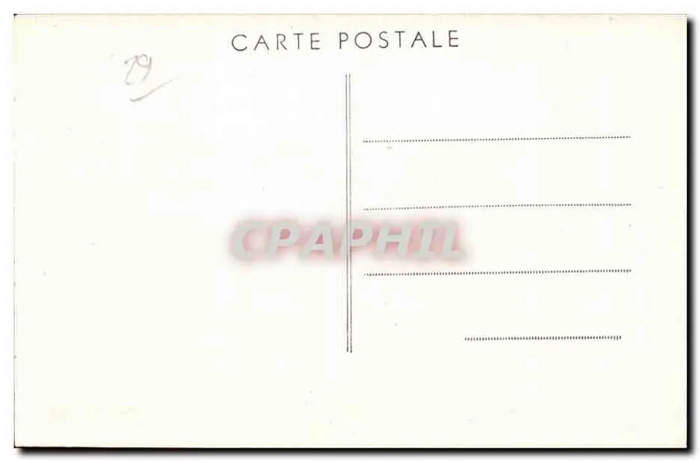 Primel-Trégastel (Finistère) — Effekt von Wellen am Eingang zum Gouffre — Sammlung Choquer-Lavergne - Rückseite