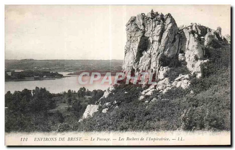 Um Brest — Der Passage — Die Felsen der Kaiserin — I.L. - Vorderseite