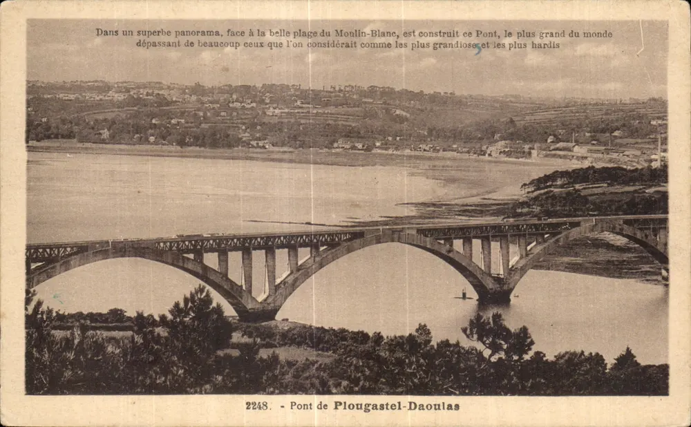 Ponte de Plougasnou - Plougasnou-Daoulas — Le Doaré, Châteaulin, n°2248 - Frente