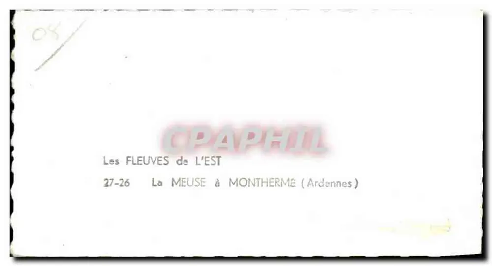 Die Meuse bei Monthermé — Ardennen — Verlag LAPIE, Nr. 27-26 - Rückseite