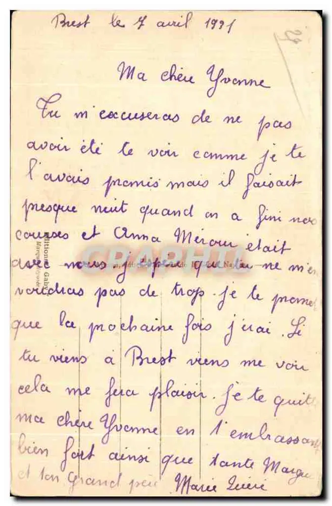 Il Ponte di Plougaastel — Superbo lavoro d'arte in cemento armato — editore Soppy, n° 137 - Verso