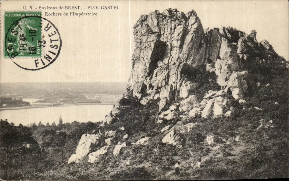 Rochers de l'Impératrice — Plougastral — G.B. - Environs de BREST - Vorderseite