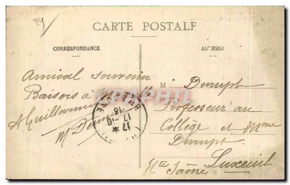 Rochers de l'Impératrice — Plougastral — G.B. - Environs de BREST - Rückseite