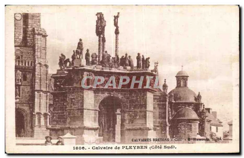प्लेबेन के कैल्वेयर (दक्षिण ओर) — ब्रेटन के कैल्वेयर — प्रकाशक हैमोनिक, सेंट-बा - आगे