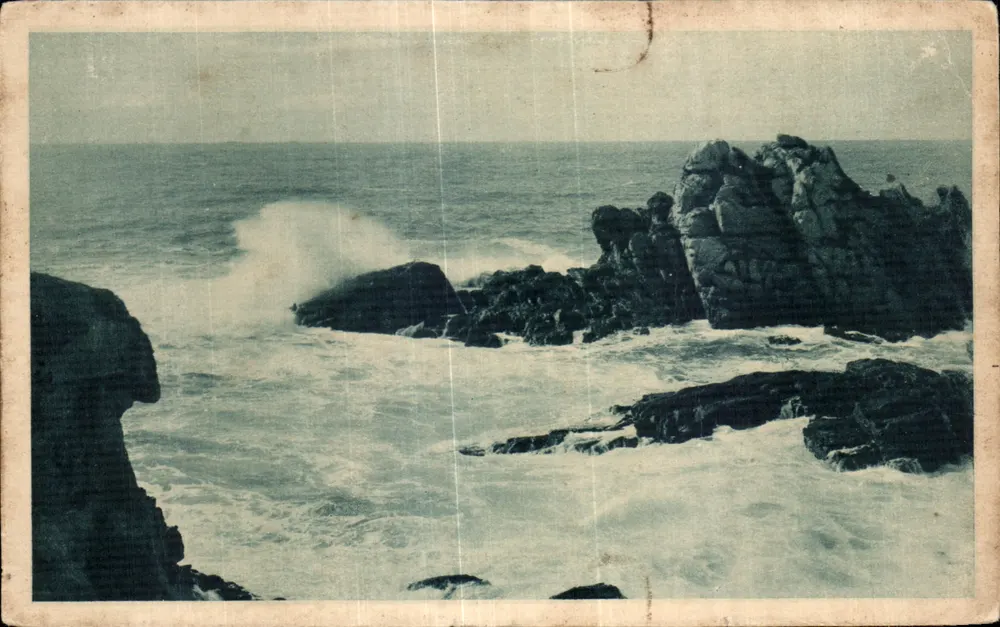 Rochers de Créach — Ouessant (Finistère) — Künstlerische Ausgaben Hélio, Serie Hélio, n° 6036 - Vorderseite