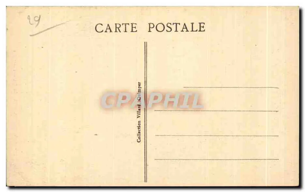 St-Thégonnec - O Calvário lado Leste — editor Villard & Imprimer - Verso