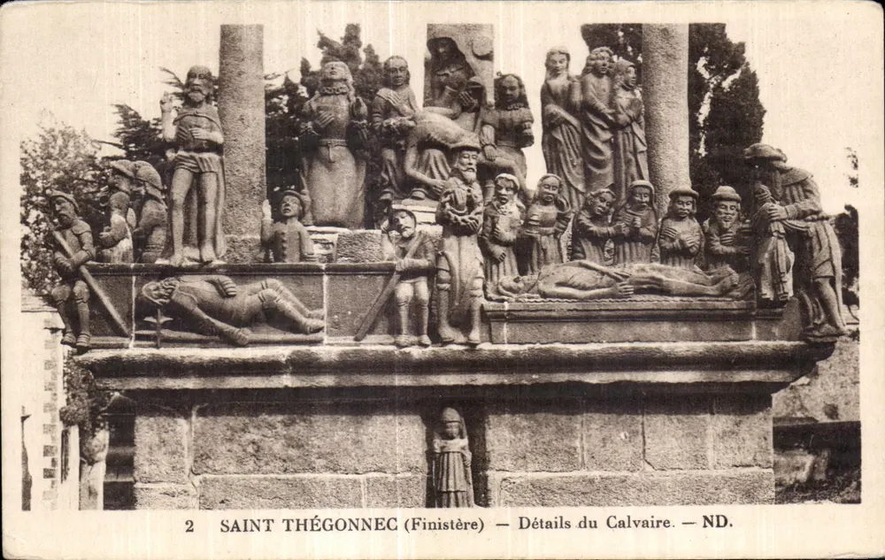 Saint-Thégonnec — Details des Calvariums — Verlag ND. - Vorderseite