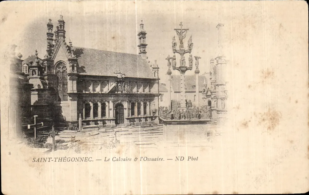 Saint-Thégonnec — Der Calvarienberg & das Ossarium — ND Phot - Vorderseite