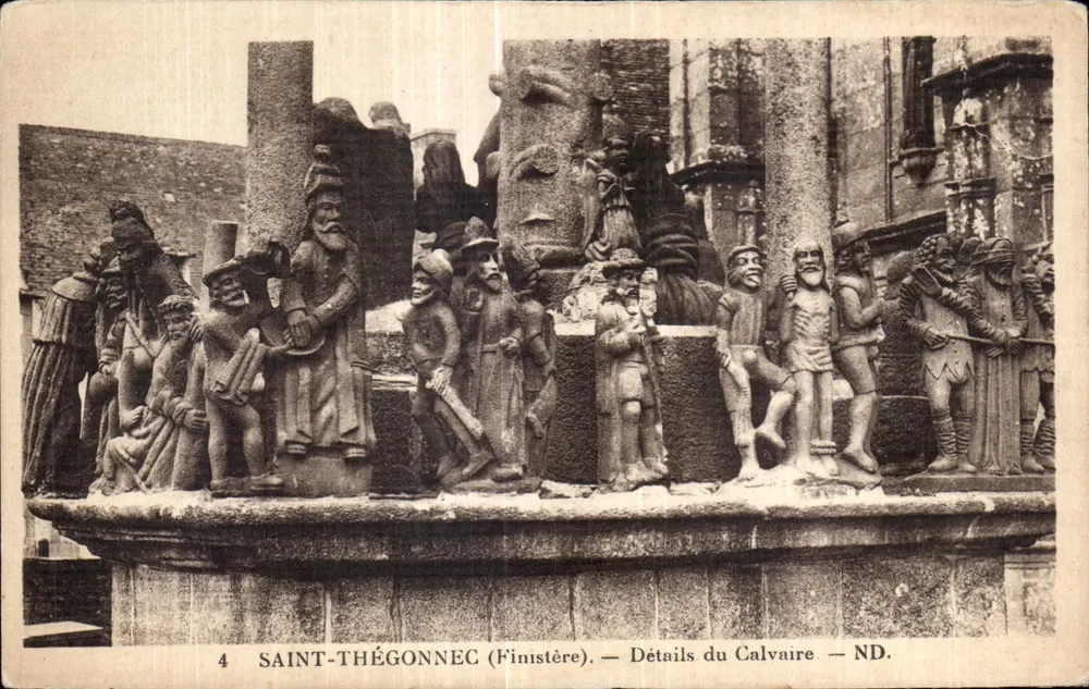 Saint-Thégonnec (Finistère) — Details des Calvary — ND. - Vorderseite