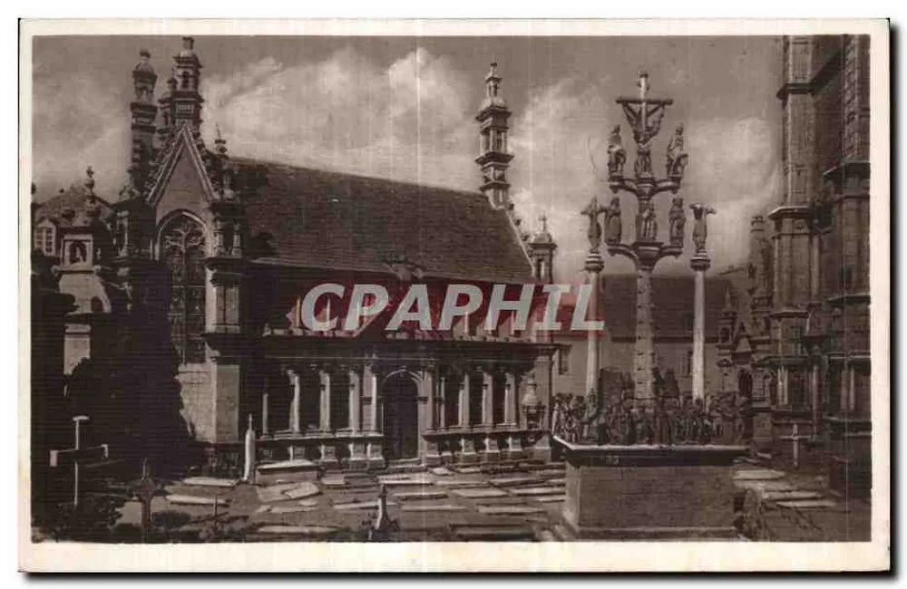 Saint-Thégonnec — Der Calvarienberg und das Ossarium — Imprimerie Letellier, Paris - Vorderseite