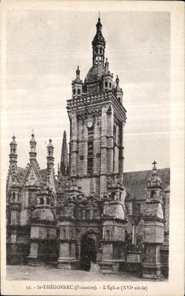 St-Thégonnec (Finistère) — Die Kirche (16. Jahrhundert) — Unbekannter Verleger, Serie II - Vorderseite