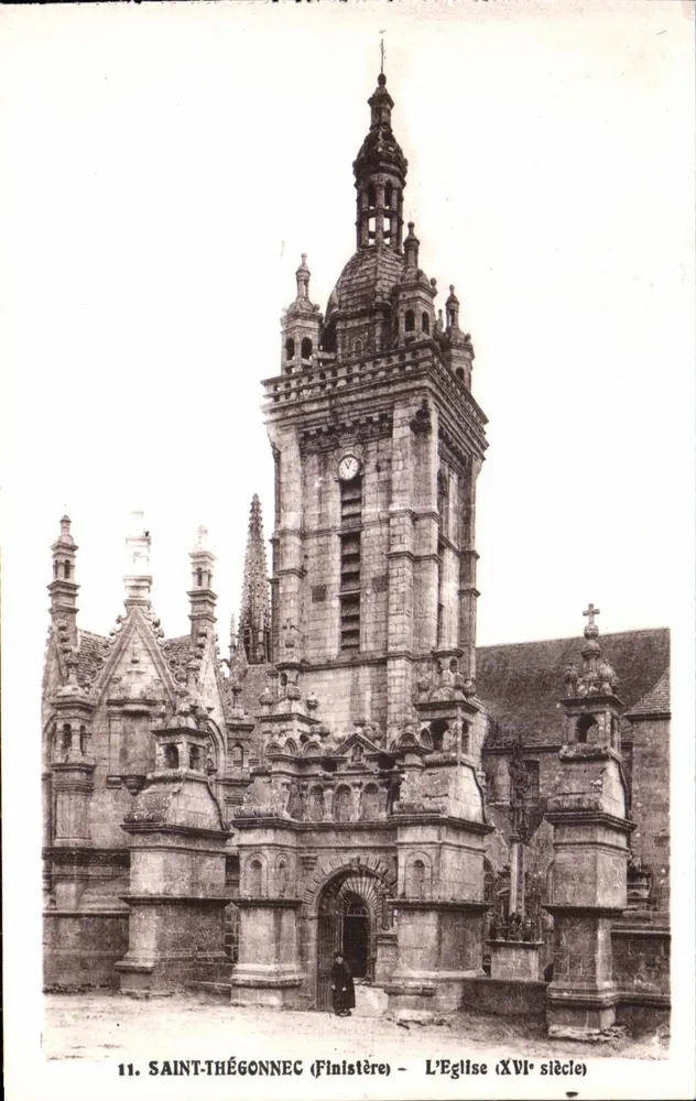 Saint-Thégonnec (Finistère) — Die Kirche (16. Jahrhundert) — Unbekannter Verleger, Nr. 11 - Vorderseite