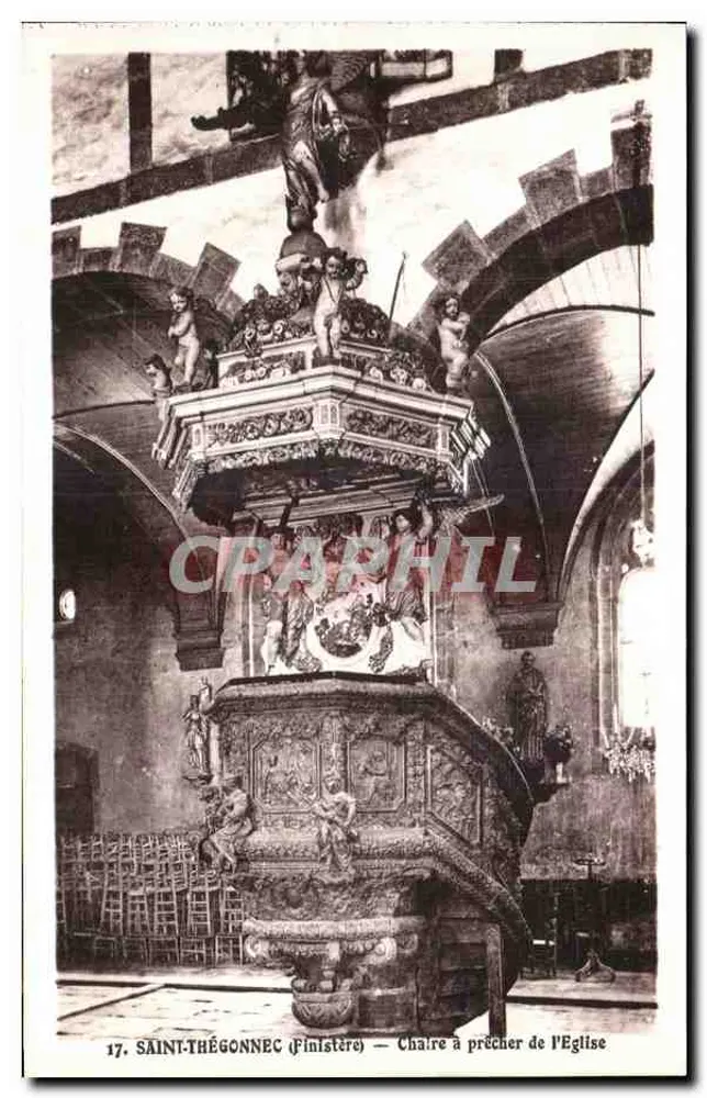 Saint-Thégonnec (Finistère) — Predigerpult der Kirche - Vorderseite