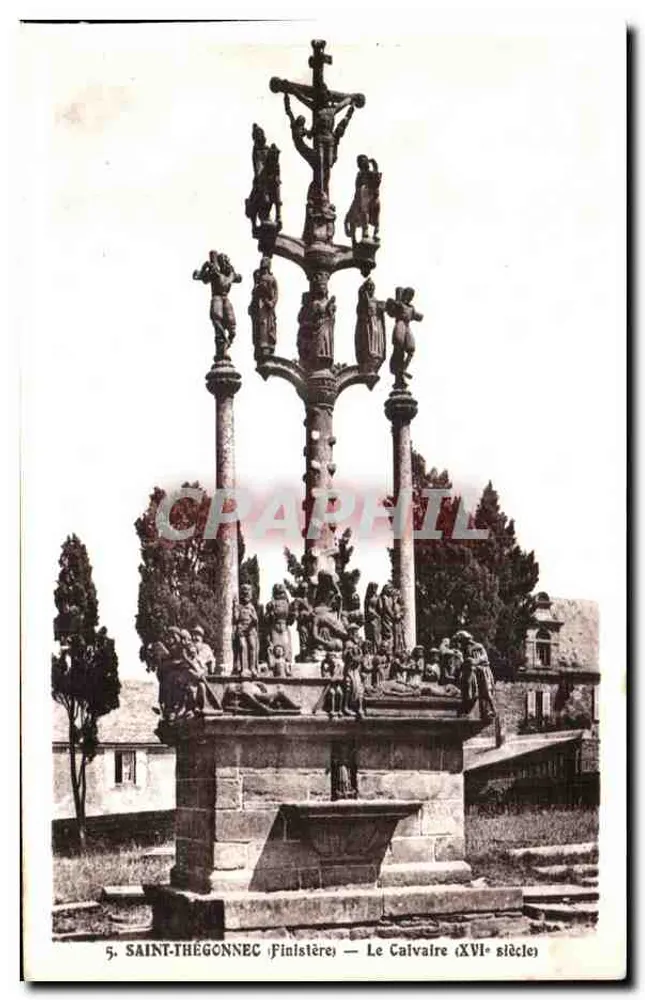 Saint-Thégonnec (Finistère) — Der Calvarienberg (16. Jahrhundert) - Vorderseite