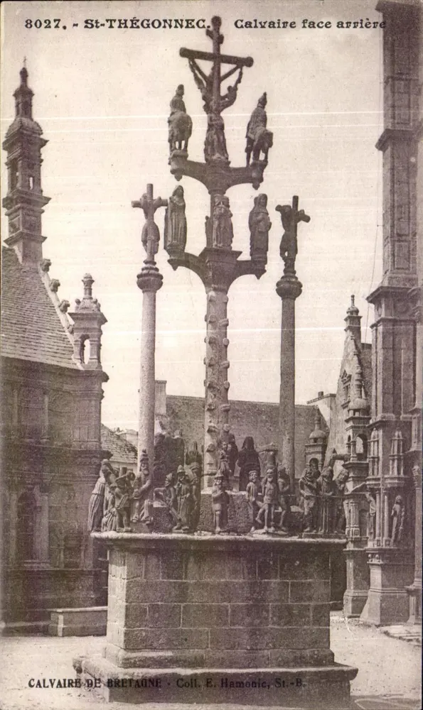St-Thégonnec — Calvaire da Bretanha — Coll. E. Hamonic, St-B. - Frente