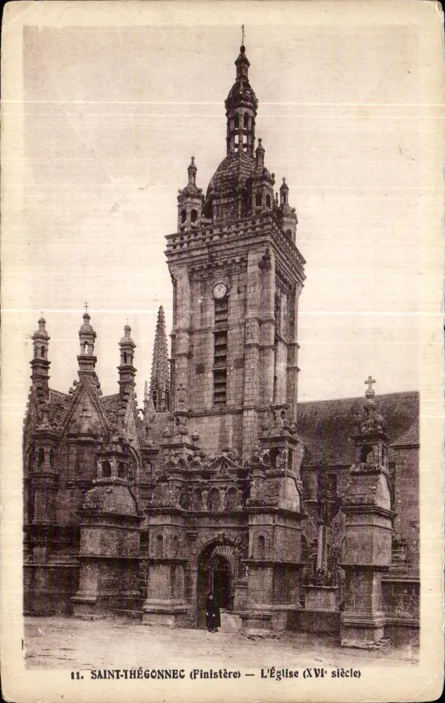 Saint-Thégonnec (Finistère) — Die Kirche (16. Jahrhundert) - Vorderseite