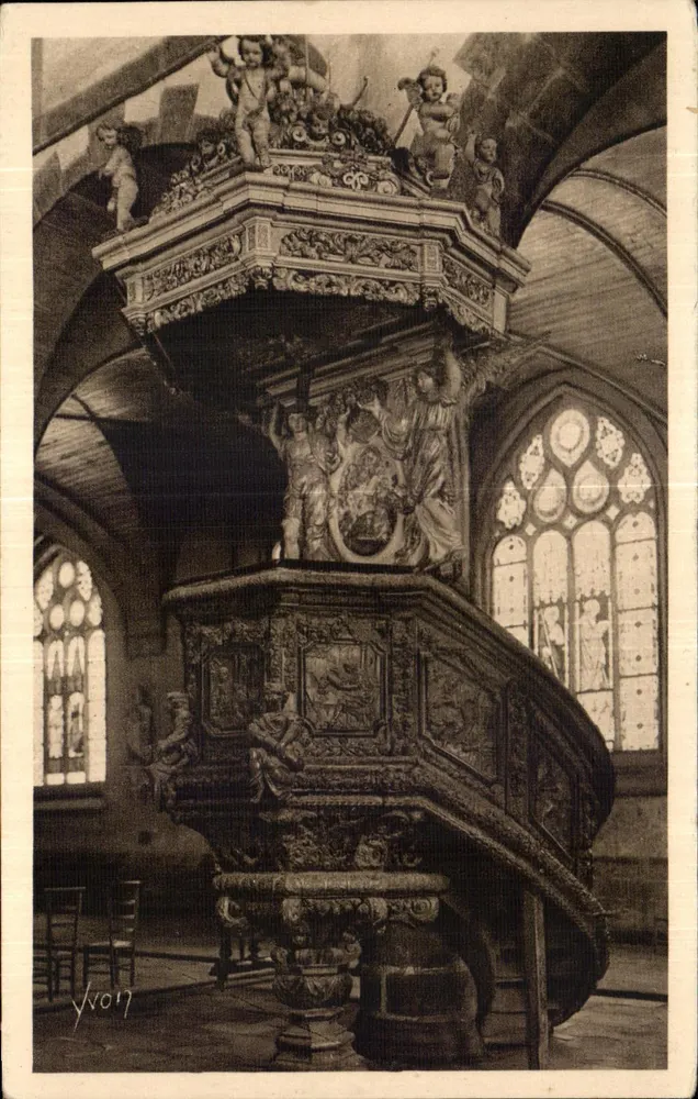St-Thégonnec — Die Kanzel (1683) — Les Éditions d'Art Yvot, Paris - Vorderseite