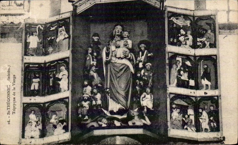 St-Thégonné - Dreifaltigkeits-Triptych — unbekannter Verlag, Nr. 16 - Vorderseite