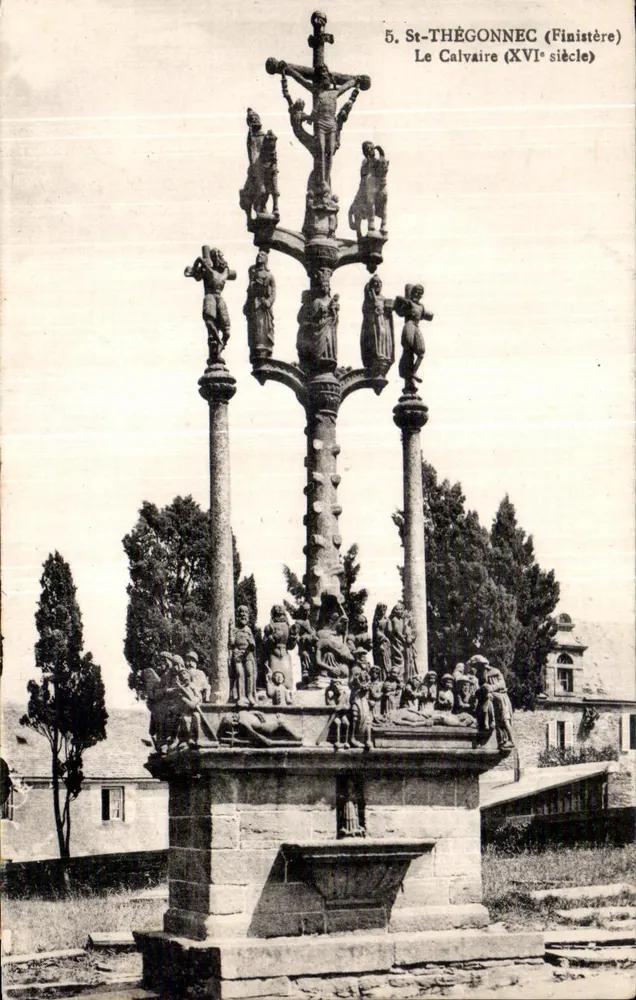 St-Thégonnec (Finistère) — Das Calvarium des 16. Jahrhunderts — unbekannter Verlag, Nr. 5 - Vorderseite