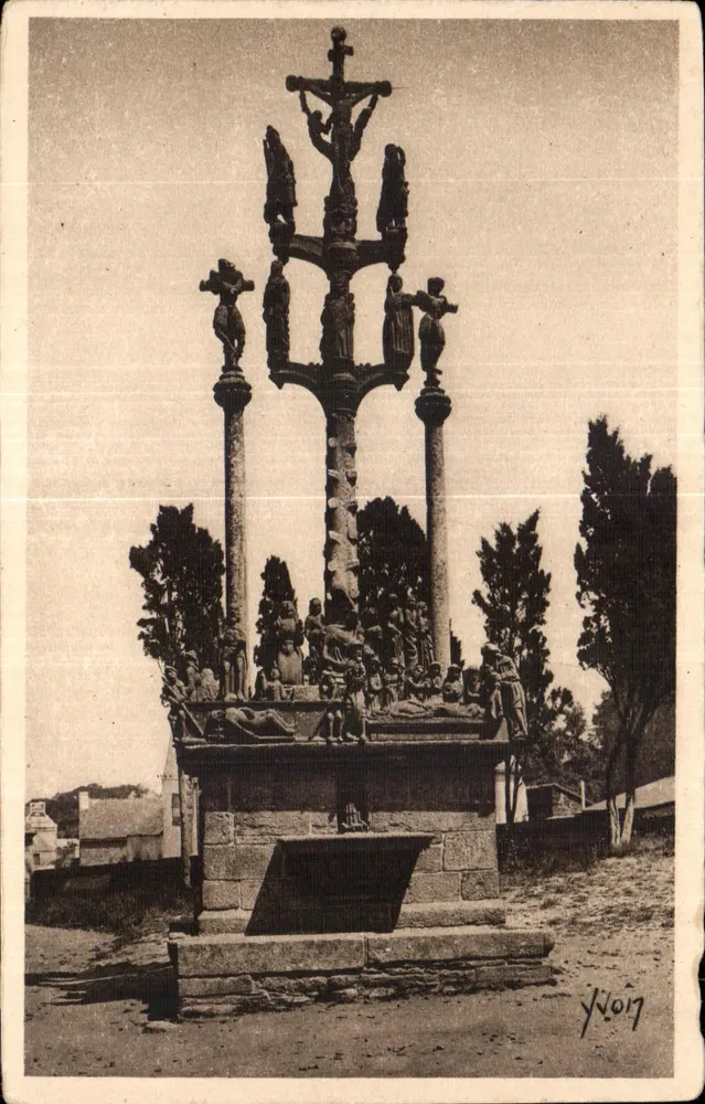Der Calvaire (1610) — St-Thégonnec (Finistère), Nordseite — Édition d'Art Yvon - Vorderseite