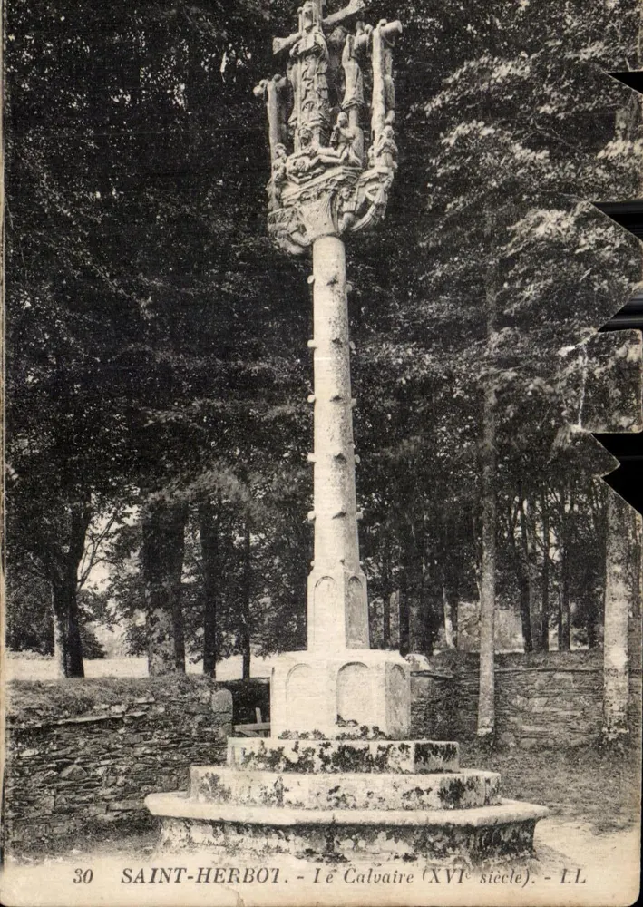 Saint-Herbot — Le Calvaire du XVIe siècle — L.L. éditeur - Frente