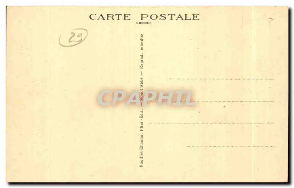 Penmarch-Saint-Guénolé — Das Loch der Hölle — Pouillot-L'Abbé - Rückseite