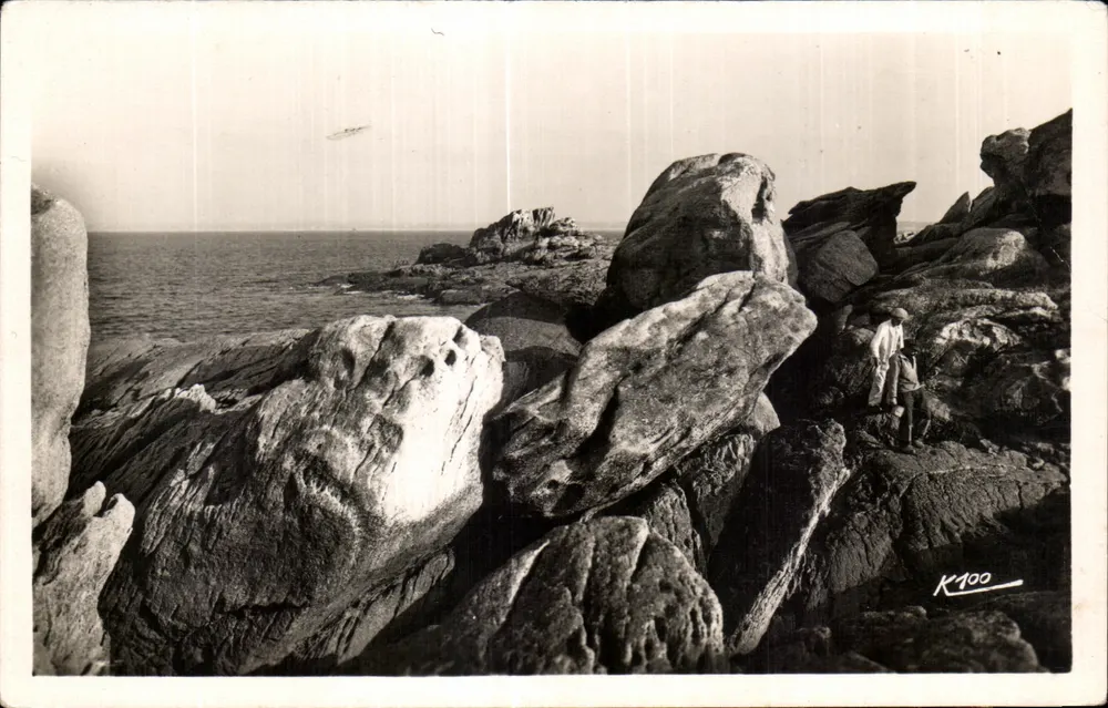 Penmarc'h-St-Guénolé — Felsen der Küste — Edition Cassan - Vorderseite