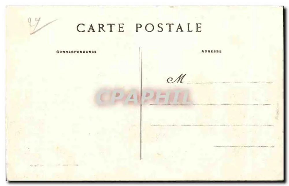 Pointe de Penmarch — Baie de la Torche — Studie von Wellen bei Sturm — Collection ViHard, Quimper - Rückseite