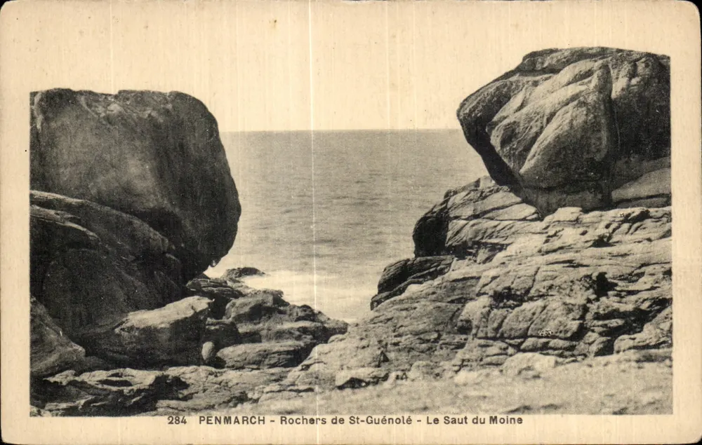 Penmarc'h - Rochers de St-Guénolé - Le Saut du Moine — Unbekannter Verlag, Seriennummer 284 - Vorderseite