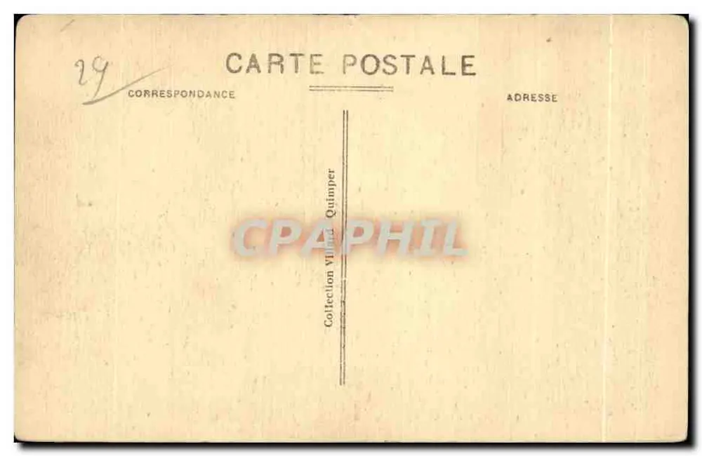 Penmarc'h - Rochers de St-Guénolé - Le Saut du Moine — Unbekannter Verlag, Seriennummer 284 - Rückseite