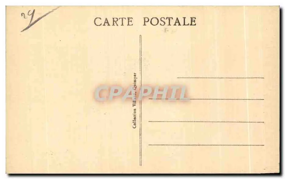 Penmarc'h - Die Barre von St-Guénolé bei Sturm — n°291 - Rückseite