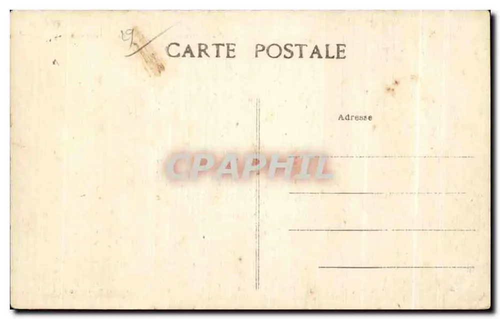 Penmarch — O Moine de Saint-Guénolé — Coleção Villard, Quimper - Verso