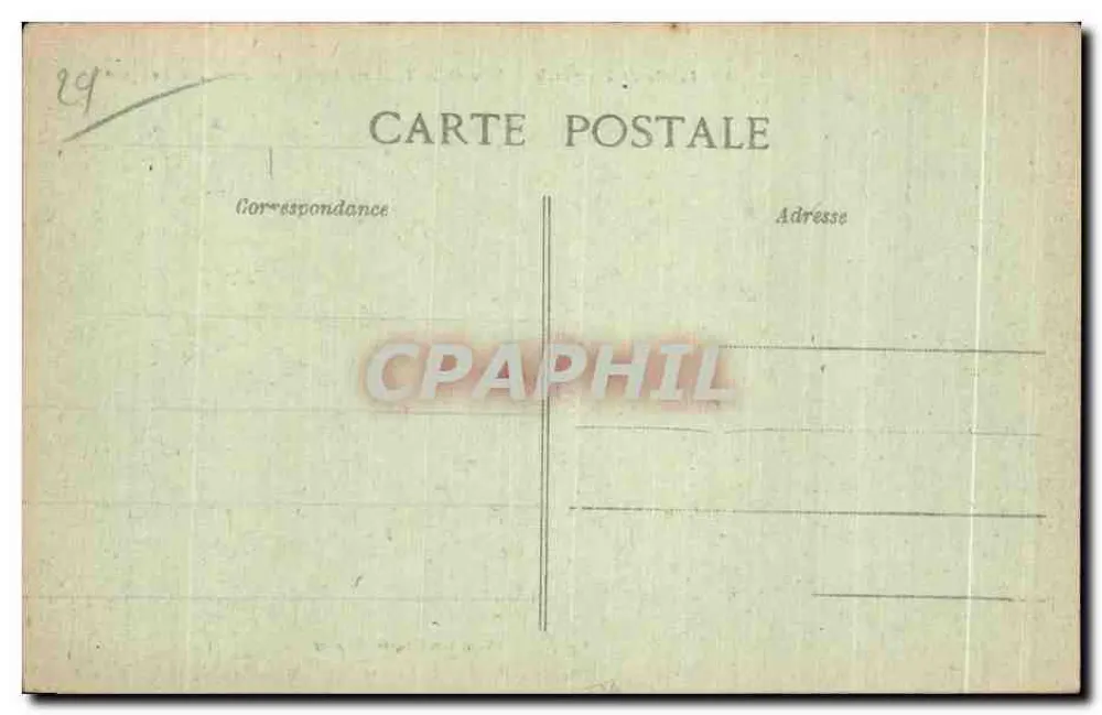 Pointe de Penmarch — Baie de la Torche — Studie von Wellen bei Sturm — Sammlung Villard, Quimper - Rückseite