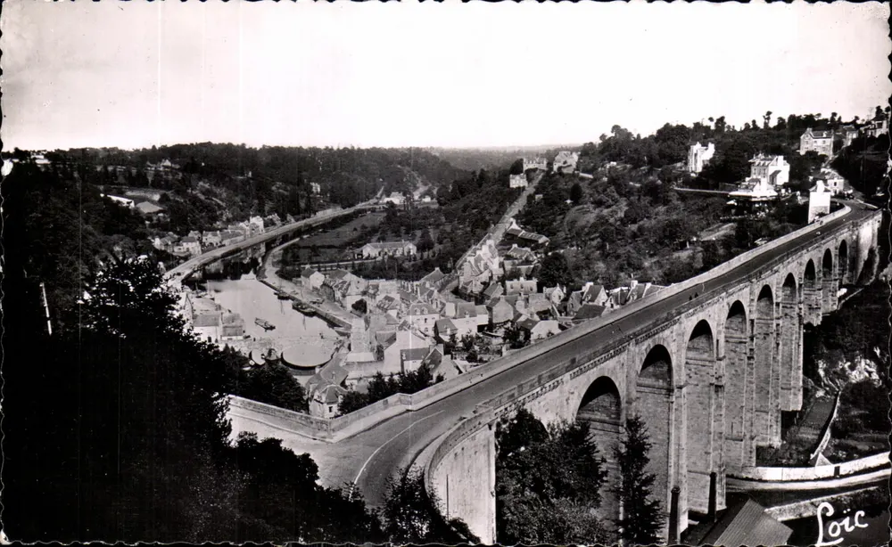 Dinan - Der Viadukt und allgemeine Ansicht der Rance — Edition MESNY - Rennes - Vorderseite