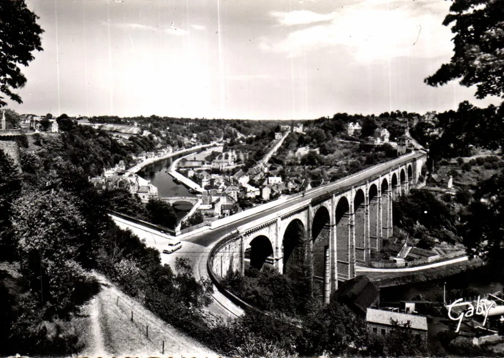 Dinan (C.-du-N.) — La Tour Sainte-Catherine und der Viaduc — Editions Gaby - Vorderseite