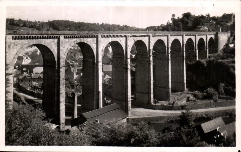Viadukt von Lanvalay — Dinan, Côtes-du-Nord — Éditions d'Art, Paris - Vorderseite
