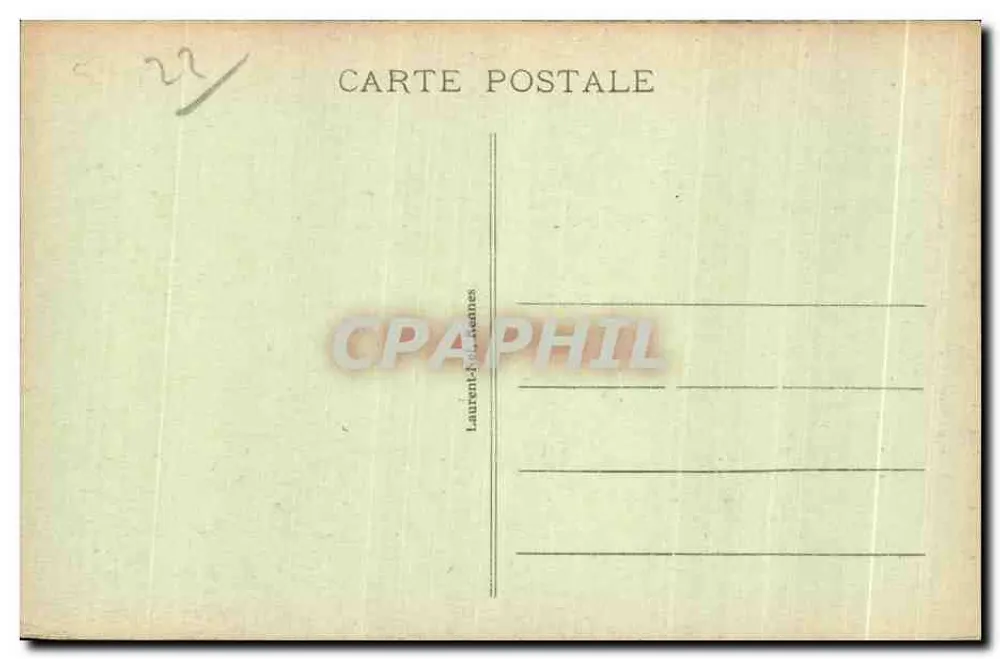 Dinan - Porta do Jerzual — editor Laurent-Petit-Neuves, n° 2364 - Verso
