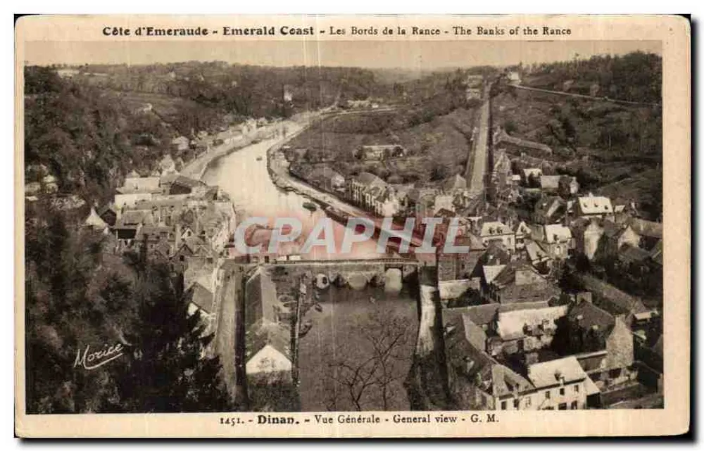 Dinan — Vista Geral — G.M. — n°1451 - Frente