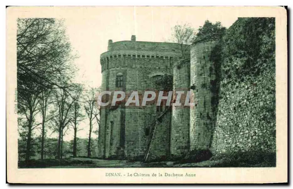 Dinan - Schloss der Herzogin Anne — Cliché Prouvost - Vorderseite