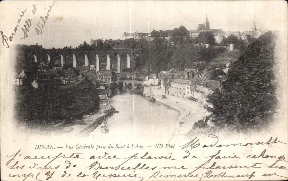 Dinan — Allgemeiner Blick vom Saut-à-l’Ane — ND Phot - Vorderseite