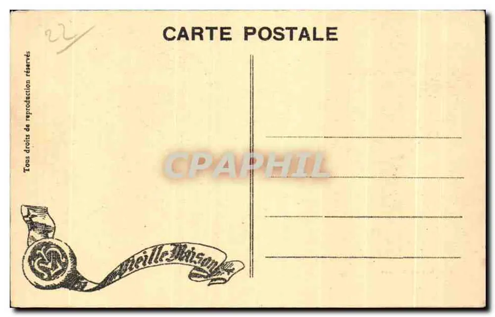 Dinan - Portal de São Salvador — Foto H. Blaet, St-Brieuc, n°5 - Verso