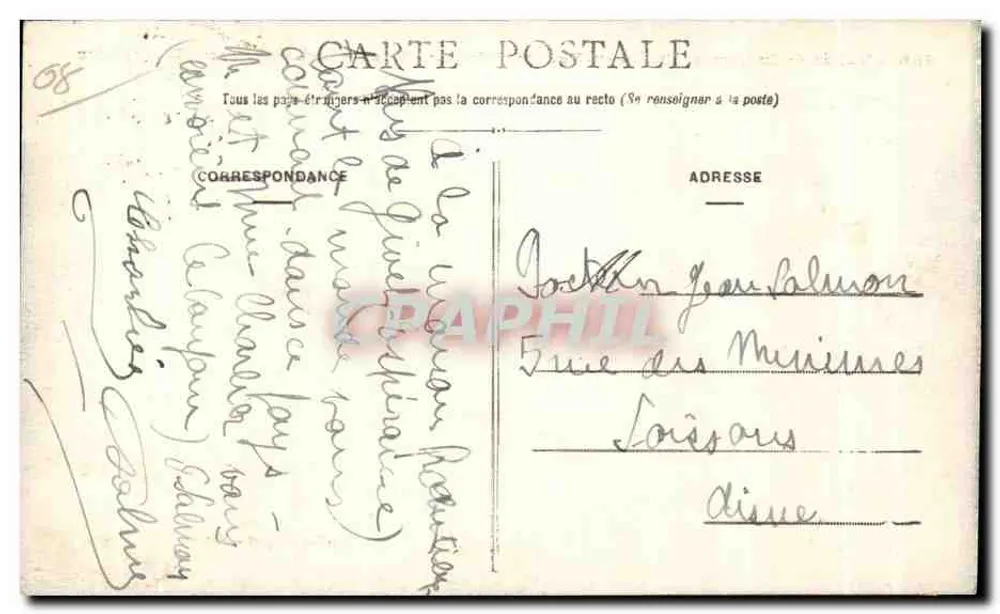 Tal der Meuse - Château-Regnault Bogny - Panoramablick Richtung Laval-Dieu — Edition Floquet - Montois - Rückseite