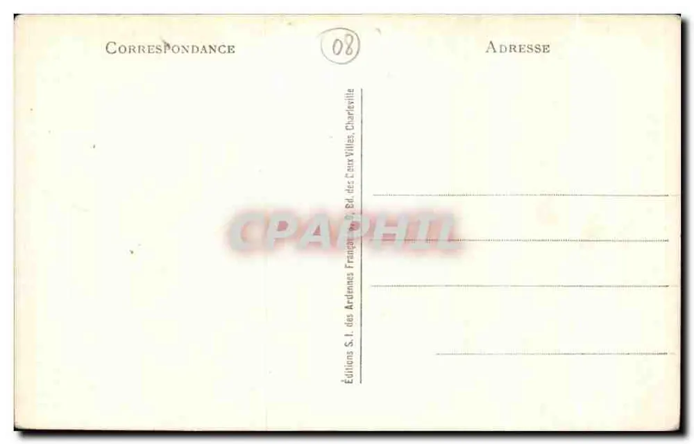 Les Quatre Fils Aymon — Château Regnault — Éditions S.I. des Ardennes - Rückseite