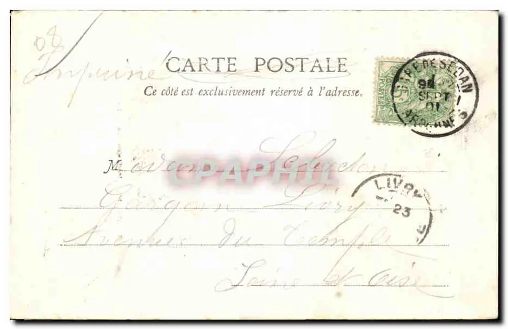 Bazeilles - Monumento de 1870 — editor Calfenier-Richard, Médéan - Reverso