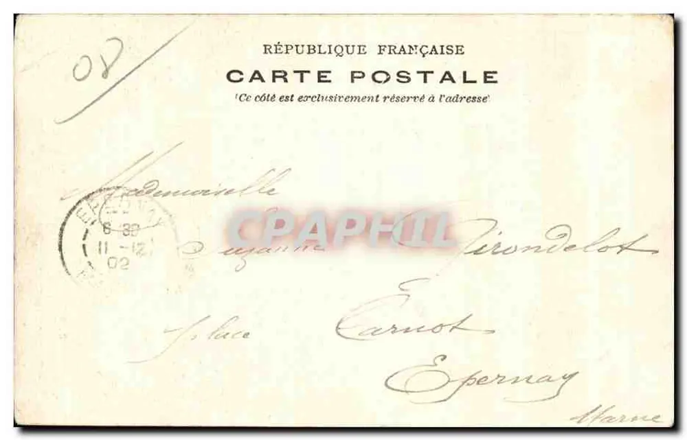 Bazeilles — Die Krypta im Friedhof — E. Genin, Verlag, Sedan - Rückseite