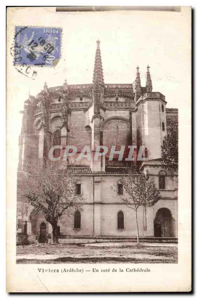 Viviers (Ardèche) — Un côté de la Cathédrale — Édition Gas, Talbac - Vorderseite
